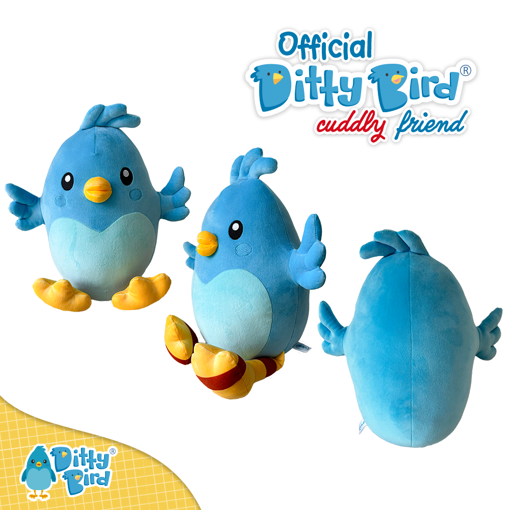 NEW! Ditty Bird Squishy Soft Plush