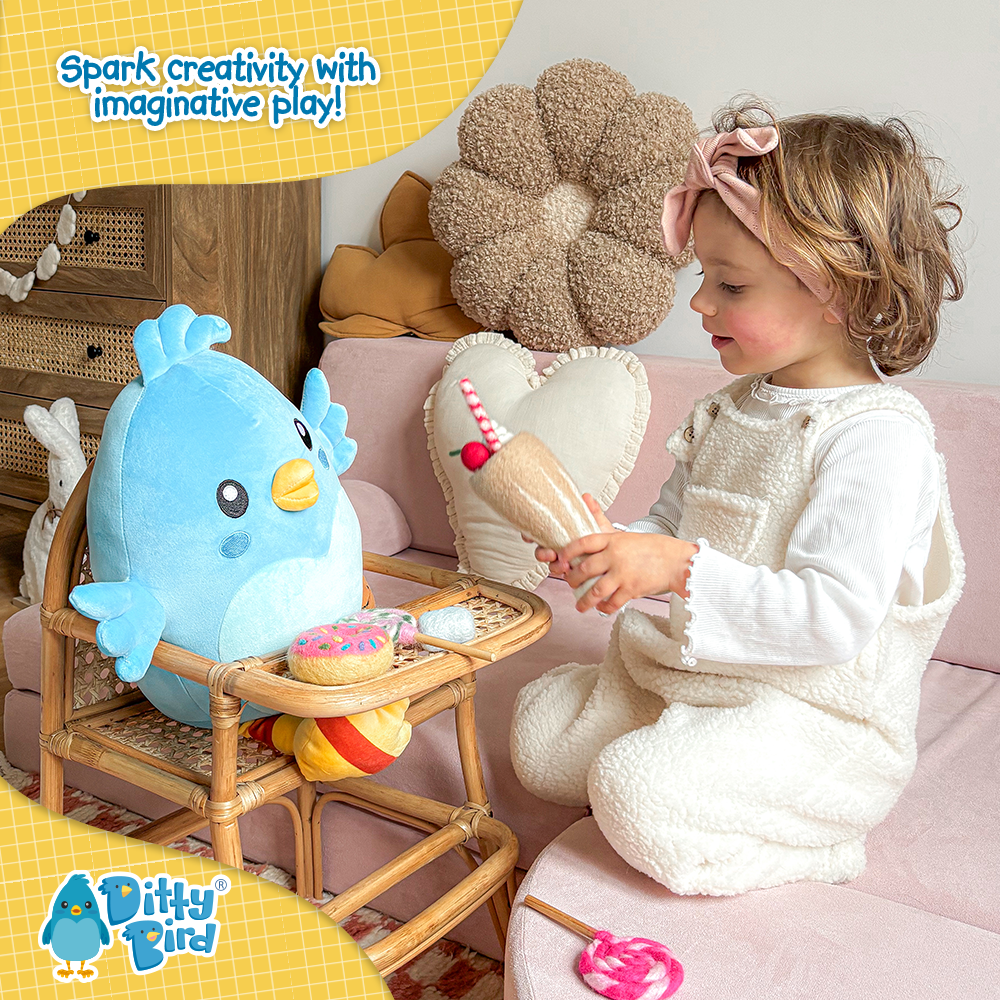 NEW! Ditty Bird Squishy Soft Plush