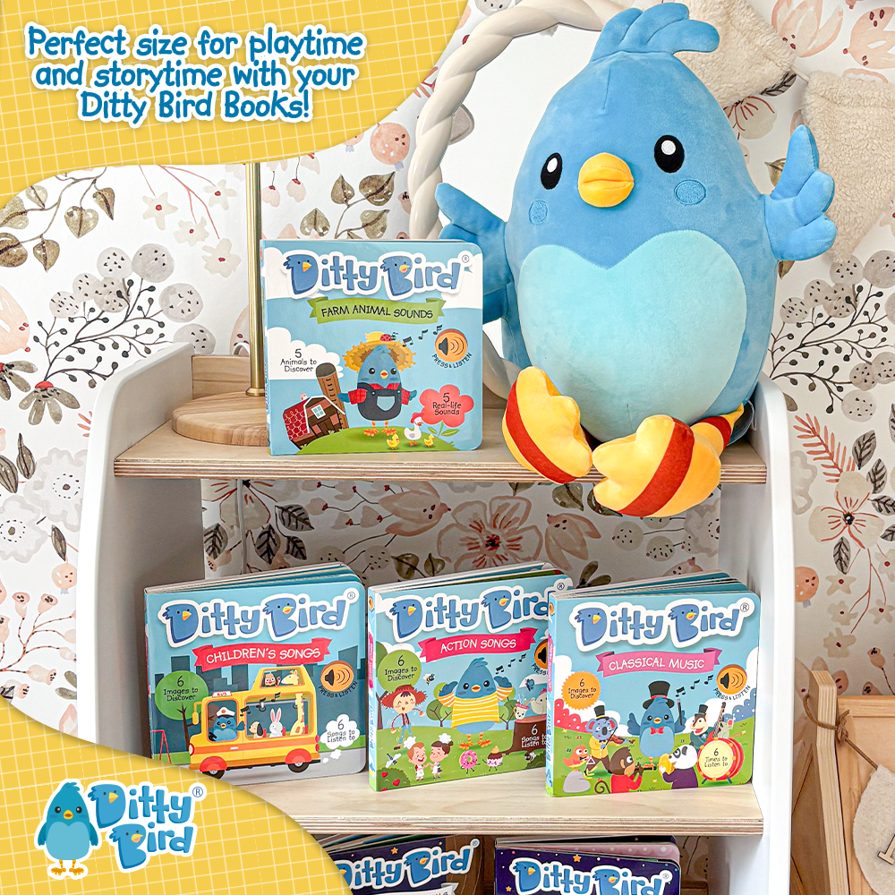 NEW! Ditty Bird Squishy Soft Plush