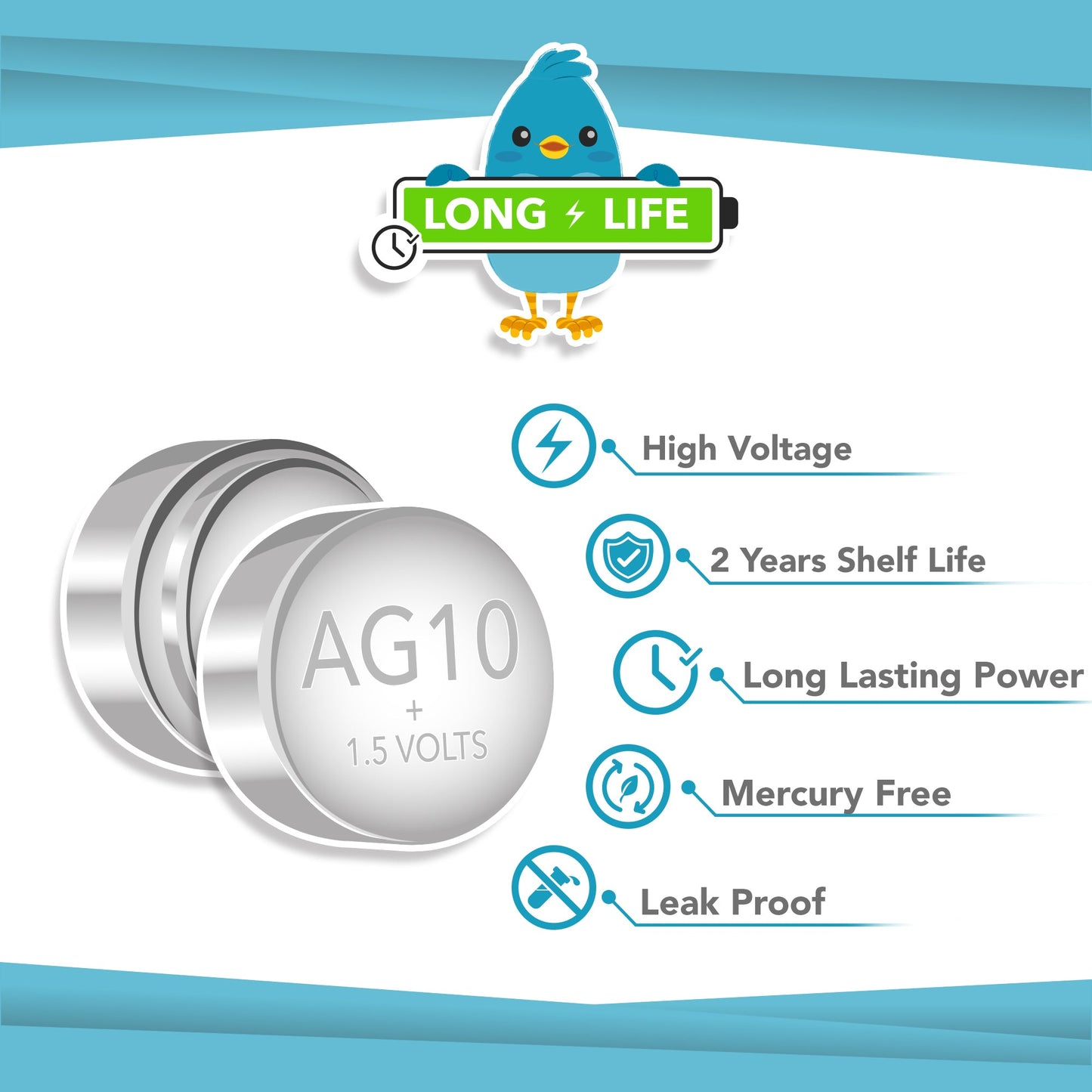AG10 Battery Replacement Kit