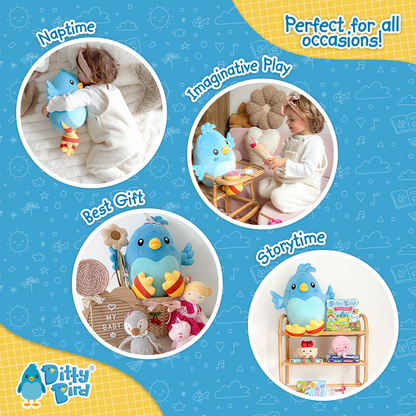 NEW! Ditty Bird Squishy Soft Plush