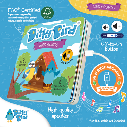 Bird Sounds | USB-C Rechargeable